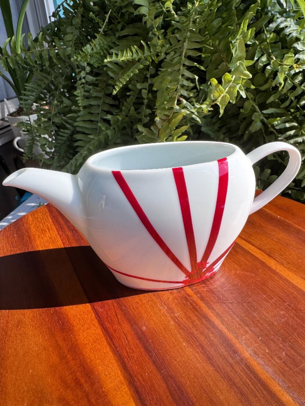 Vintage Mikasa Pure Red Creamer, SL134 Pattern, Crafted in Portugal